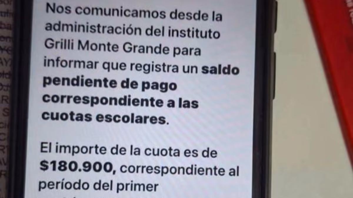 Foto enviada por WhatsApp el 19/8/2026
